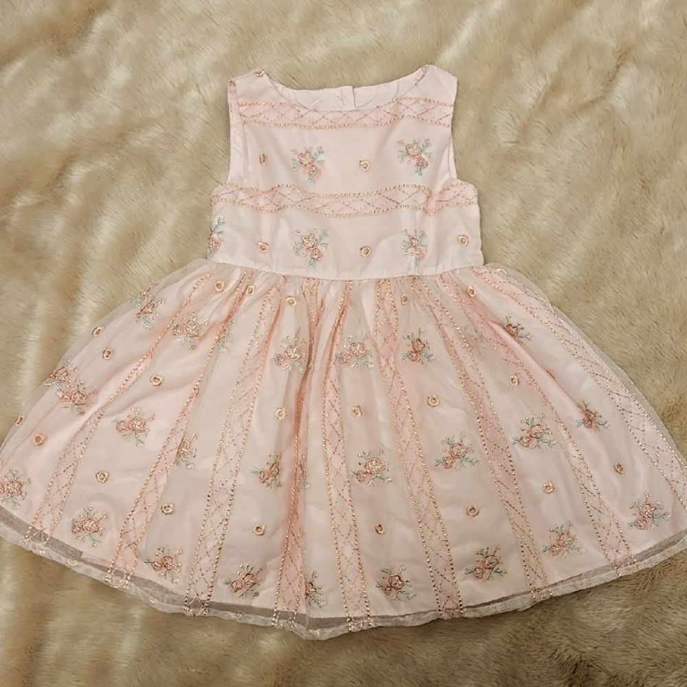 PIPPA & JULIE Elegant Pink Floral Dress
